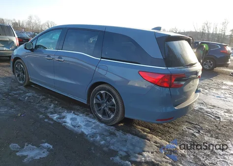 2023 Honda Odyssey Elite from USA, damaged, VIN 5FNRL6H96PB057657